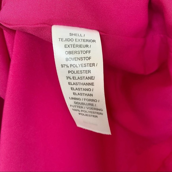 Adrianna Papell Pink One Shoulder Cocktail Dress 2 - Picture 9 of 11